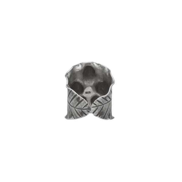 ANILLO AJUSTABLE FLOR EN HOJA HECHO A MANO - Imagen 2