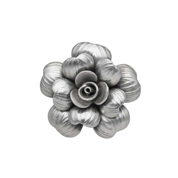ANILLO AJUSTABLE ROSA TALLADA HECHO A MANO