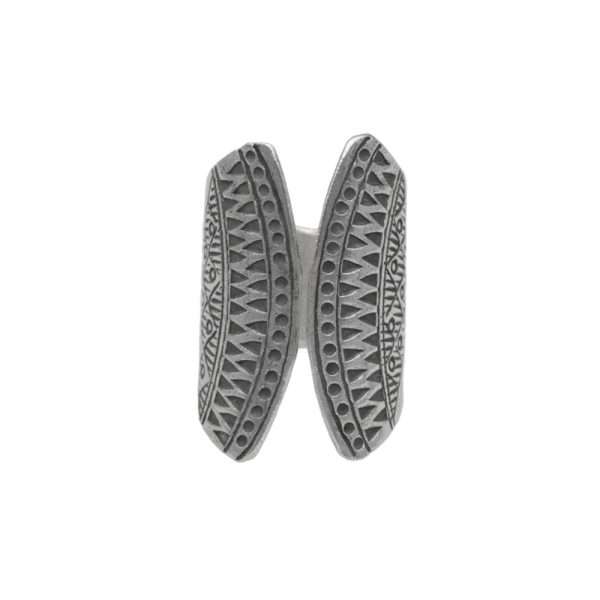 ANILLO AJUSTABLE DISEÑO ÉTNICO HECHO A MANO - Imagen 2