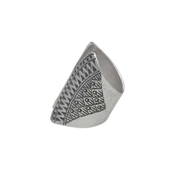 ANILLO AJUSTABLE DISEÑO ÉTNICO HECHO A MANO - Imagen 3