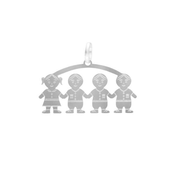 COLGANTE UNA NIÑA, TRES NIÑOS 👧🏻👦🏻👦🏻👦🏻