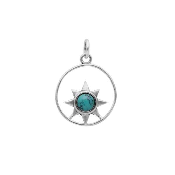 COLGANTE PLACA CALADA ESTRELLA PIEDRA NATURAL - Imagen 2
