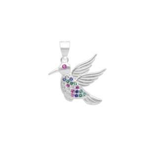 COLGANTE COLIBRÍ MULTICOLOR 24 MM