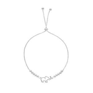 PULSERA AJUSTABLE ELEFENTE CON BOLITAS
