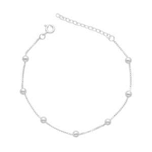 PULSERA VENECIANA BOLITAS 4 MM