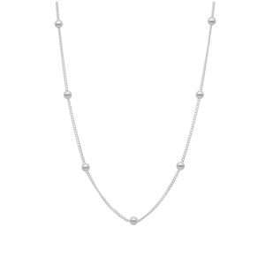 COLLAR GRUMET CON BOLITAS 3 MM