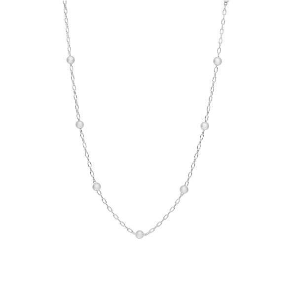 COLLAR LIMADA CON BOLITAS 3 MM