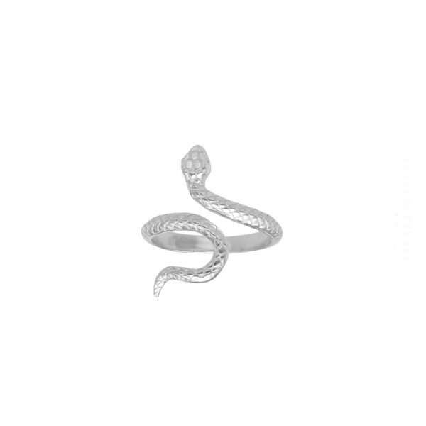 ANILLO AJUSTABLE SERPIENTE SATINADA