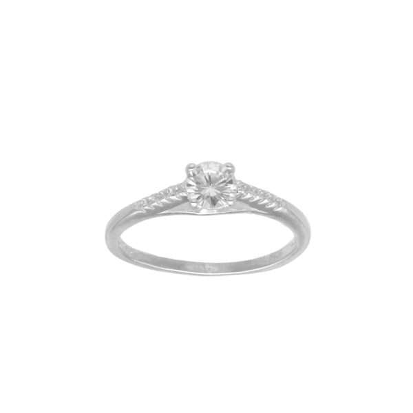 ANILLO SOLITARIO CON MICROCIRCÓN