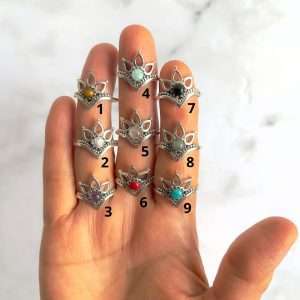 ANILLO CORONA FLOR DE LOTO