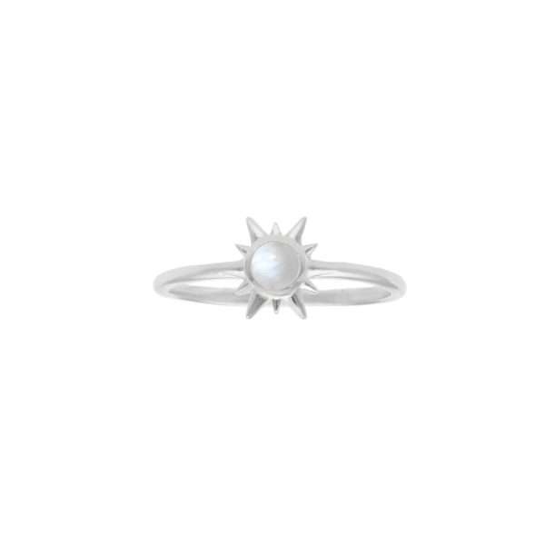 ANILLO SOL PIEDRA NATURAL - Imagen 2