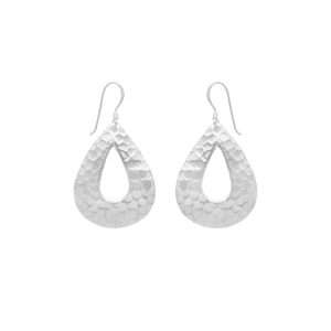 ARO LARGO GOTA MARTILLADA HECHO A MANO