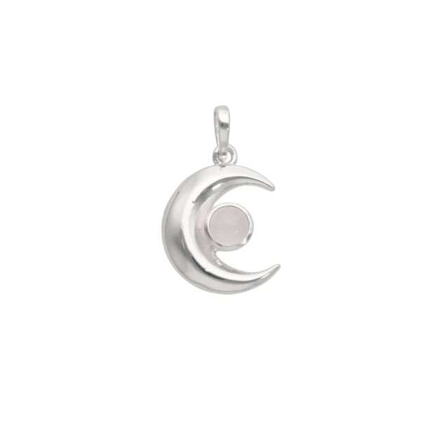 COLGANTE LUNA PIEDRA NATURAL - Imagen 2