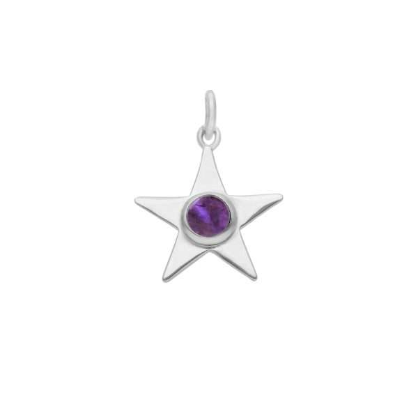 COLGANTE ESTRELLA PIEDRA NATURAL - Imagen 2