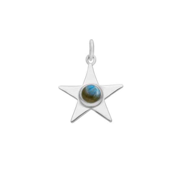 COLGANTE ESTRELLA PIEDRA NATURAL