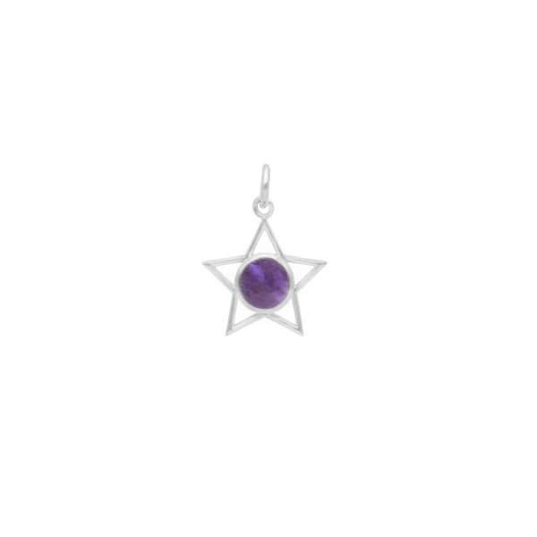COLGANTE ESTRELLA PIEDRA NATURAL