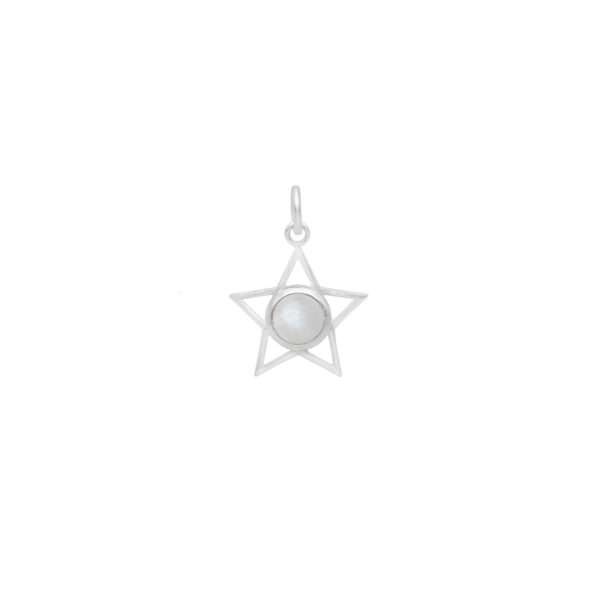 COLGANTE ESTRELLA PIEDRA NATURAL - Imagen 3