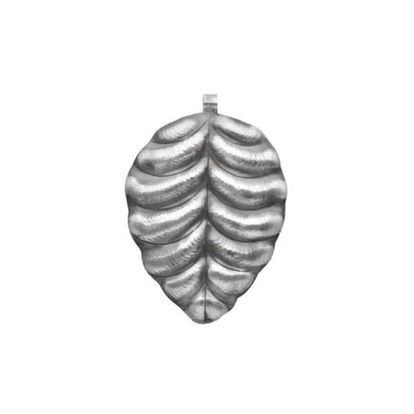 COLGANTE DE HOJA GIGANTE CON RELIEVE HECHO A MANO