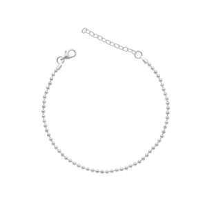 PULSERA BOLITA DIAMANTADA 2 MM