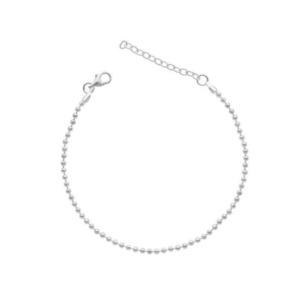PULSERA BOLITA DIAMANTADA 2 MM