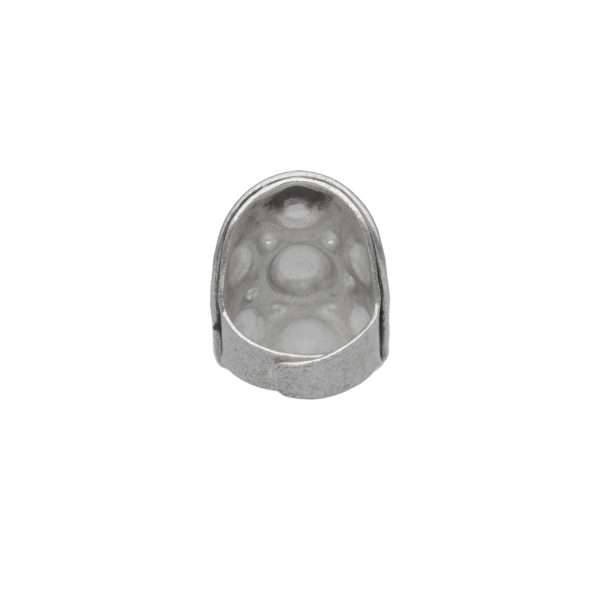 ANILLO AJUSTABLE LÍNEAS Y CIRCULOS HECHO A MANO - Imagen 2