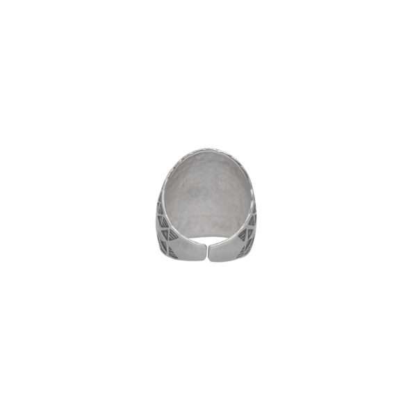 ANILLO AJUSTABLE MARTILLADO HECHO A MANO - Imagen 2