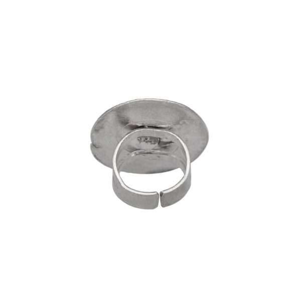 ANILLO AJUSTABLE CIRCULAR ESPIRAL HECHO A MANO - Imagen 2