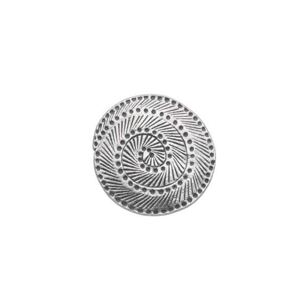 ANILLO AJUSTABLE CIRCULAR ESPIRAL HECHO A MANO