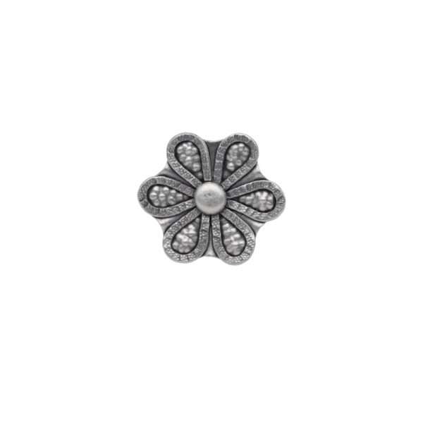ANILLO AJUSTABLE FLOR HECHO A MANO