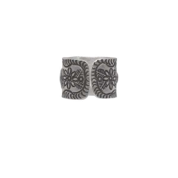 ANILLO AJUSTABLE CON DISEÑO DE ELEFANTE HECHO A MANO - Imagen 2