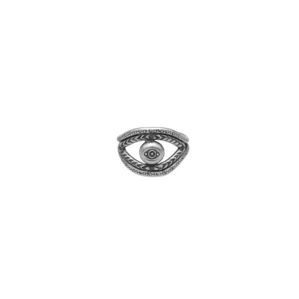 ANILLO AJUSTABLE OJO CALADO HECHO A MANO