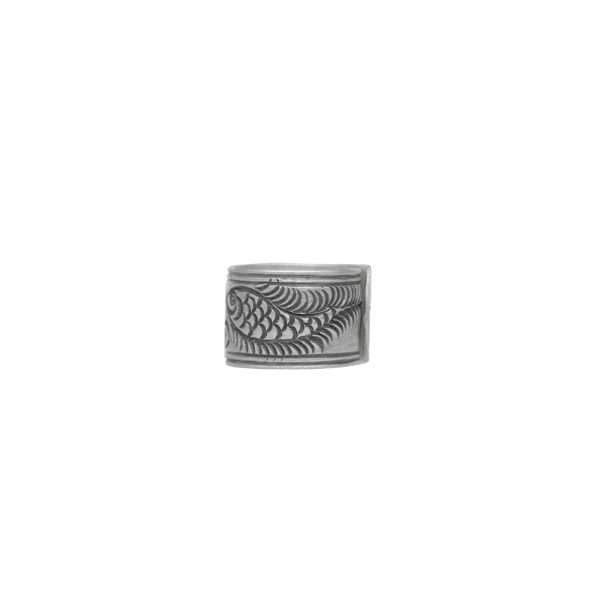 ANILLO AJUSTABLE CON DISEÑO DE PEZ HECHO A MANO - Imagen 3