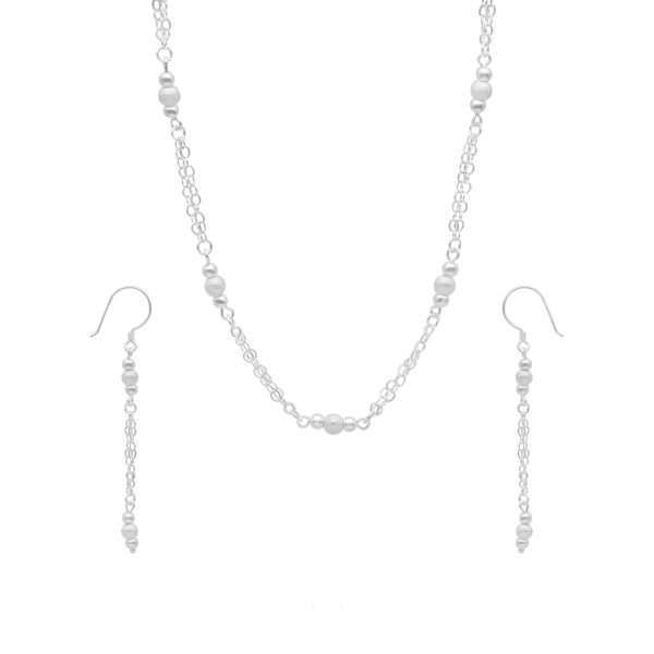 CONJUNTO DOBLE, BOLAS SATINADAS