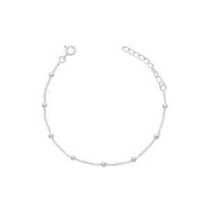 PULSERA GRUMET BOLITAS 3 MM-16 CM