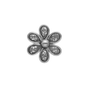 COLGANTE FLOR TEJIDA HECHO A MANO
