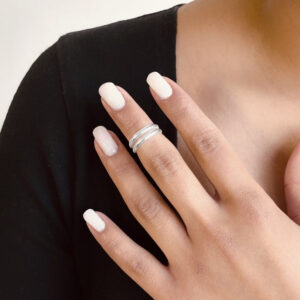 ANILLO MIDI DOBLE LÍNEAS AJUSTABLE